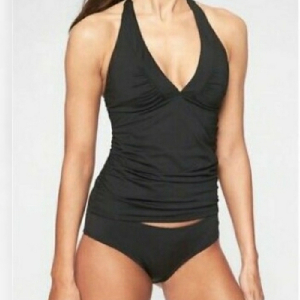 NWT Athleta Shirrendipity Halter Tankini Swimsuit
